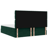 Struttura Letto Pouf con Materassi 180x200 cm Velluto