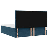 Struttura Letto Pouf con Materassi 200x200 cm Velluto