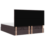 Struttura Letto Pouf con Materassi 160x200 cm in Tessuto