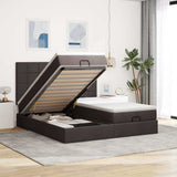 Struttura Letto Pouf con Materassi 160x200 cm in Tessuto