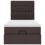Struttura Letto Pouf con Materasso 80x200 cm in Tessuto