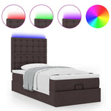 Struttura Letto Pouf con Materasso 80x200 cm in Tessuto