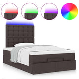 Struttura Letto Pouf con Materasso 80x200 cm in Tessuto