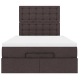 Struttura Letto Pouf con Materasso 80x200 cm in Tessuto