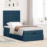 Struttura Letto Pouf con Materassi 80x200 cm Velluto