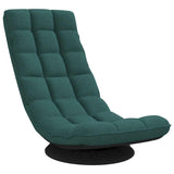 Sedia da Terra Girevole Verde Scuro 70x51x79 cm in Tessuto