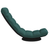 Sedia da Terra Girevole Verde Scuro 70x51x79 cm in Tessuto