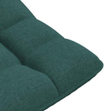 Sedia da Terra Girevole Verde Scuro 70x51x79 cm in Tessuto