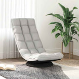 Sedia da Terra Girevole Grigio Nuvola 70x51x79 cm in Tessuto