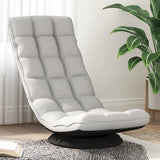 Sedia da Terra Girevole Grigio Nuvola 70x51x79 cm in Tessuto
