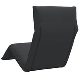 Lettino Pieghevole Nero 175x54x8,5 cm in Tessuto Oxford
