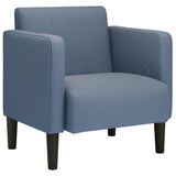 Divano Sedia con Braccioli Blu 54 cm Tessuto di velluto a coste