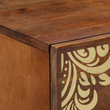 Credenza Marrone 60 x 33 x 75 cm Legno di mango massello