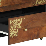Credenza Marrone 60 x 33 x 75 cm Legno di mango massello