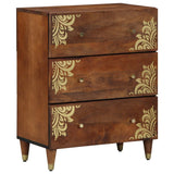 Credenza Marrone 60 x 33 x 75 cm Legno di mango massello