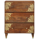 Credenza Marrone 60 x 33 x 75 cm Legno di mango massello