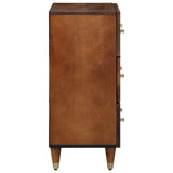 Credenza Marrone 60 x 33 x 75 cm Legno di mango massello