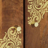 Credenza Marrone 60 x 33 x 75 cm Legno di mango massello
