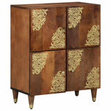 Credenza Marrone 60 x 33 x 75 cm Legno di mango massello