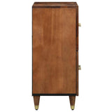 Credenza Marrone 60 x 33 x 75 cm Legno di mango massello