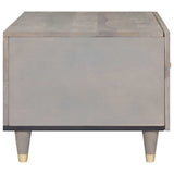 Tavolino da salotto Grigio 80 x 50 x 40 cm