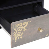 Tavolino da salotto con cassetto Grigio 80 x 54 x 40 cm