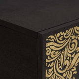 Tavolino da salotto Nero 80 x 50 x 40 cm