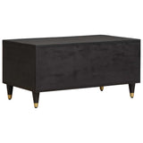 Tavolino da salotto Nero 80 x 50 x 40 cm
