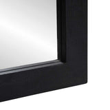 Specchio da bagno con specchio Nero e Argento 70 x 50 x 2,5 cm