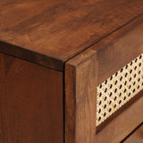 Armadio da Notte con cassetto 2 pcs Marrone 40 x 33,5 x 46 cm