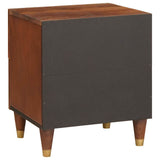 Armadio da Notte con cassetto 2 pcs Marrone 40 x 33,5 x 46 cm