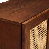 Credenza Marrone 90 x 33,5 x 75 cm Legno di mango massello