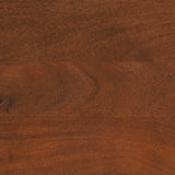 Specchio con specchio marrone e argento 50 x 70 cm