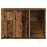 Recinto Lettiera Gatti Legno Vecchio 60x40x40 cm in Truciolato