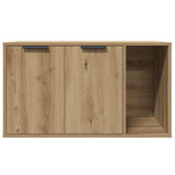 Recinto Lettiera Rovere Artigianale 80x50x45 cm in Truciolato
