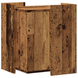 Recinto Lettiera Gatti Grigio Sonoma 60x40x40 cm in Truciolato