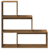 Libreria 3Ripiani Rovere Artigianale 123x29x123cm in Truciolato