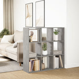 Libreria Divisorio Grigio Cemento 102x29x103,5 cm in Truciolato