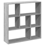 Libreria Divisorio Grigio Sonoma 102x29x103,5 cm in Truciolato