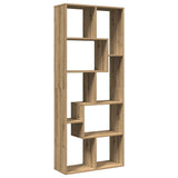 Libreria Divisorio Rovere Artigianale 67x25x161,5 cm Truciolato