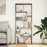 Libreria Divisorio Rovere Artigianale 67x25x161,5 cm Truciolato