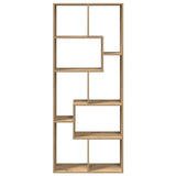 Libreria Divisorio Rovere Artigianale 67x25x161,5 cm Truciolato