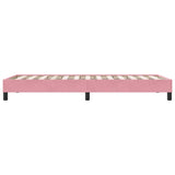 Giroletto senza Materasso Rosa 80x210 cm in Velluto
