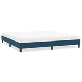 Giroletto senza Materasso Blu Scuro 200x210 cm in Velluto