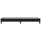 Giroletto senza Materasso Nero 80x220 cm in Velluto