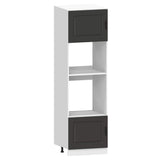 Set Mobili da Cucina 7 pz Kalmar Neri Legno truciolato