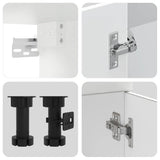 Set Mobili da Cucina 7 pz Kalmar Bianco Legno truciolato