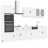 Set Mobili da Cucina 7 pz Kalmar Bianco Legno truciolato