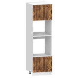 Set Mobili da Cucina 7 pz Lucca Rovere Fumo Legno truciolato