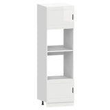 Set Mobili da Cucina 7 pz Kalmar Bianchi Lucido in Truciolato